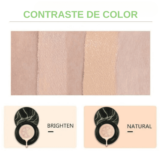 CC CREAM - Maquillaje con pincel esponja con cabeza de seta